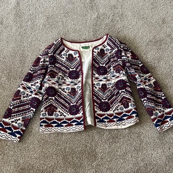 Anthropologie embroidered blazer - Picture 1 of 3